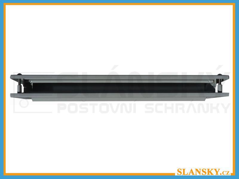 Dveřní vhoz s protikusem - RAL 9005 černá