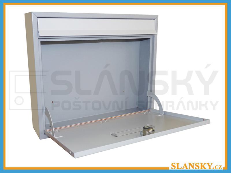 Poštovní schránka H-012 EXTRA - RAL 7035 světle šedá