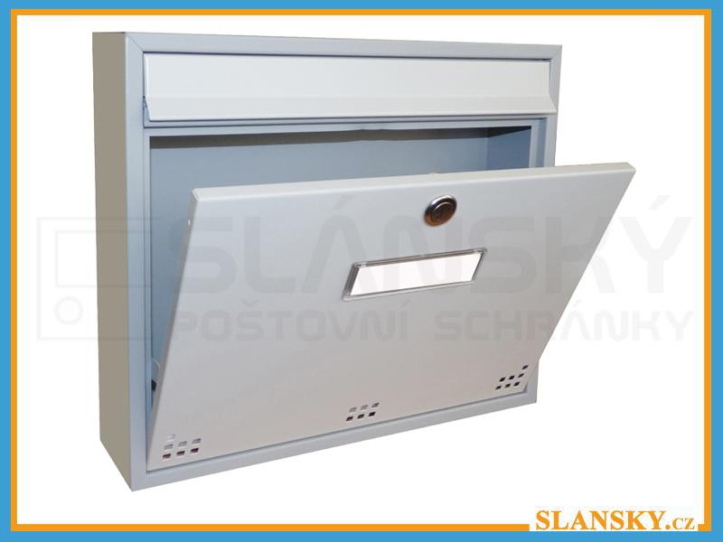Poštovní schránka H-012 EXTRA - RAL 7040 šedá 