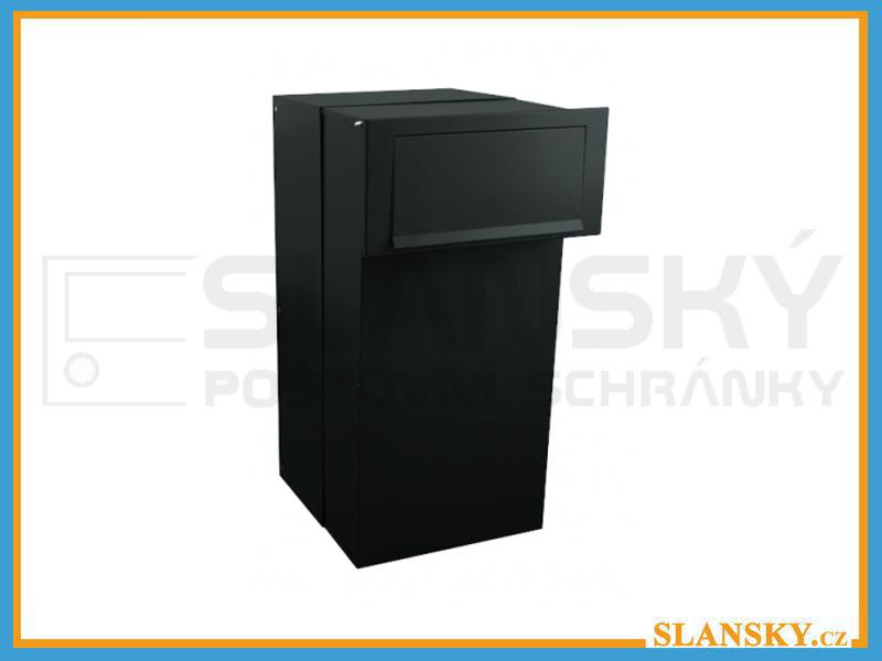 Parcel box (schránka na balíky) - pro zazdění - RAL 9005 černá