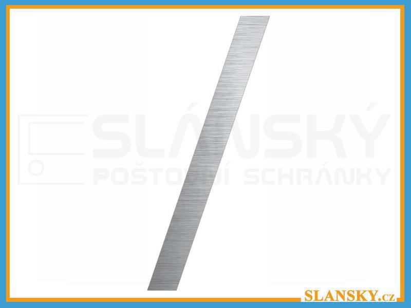 Nerezové číslo NASA výška 120 mm lomeno