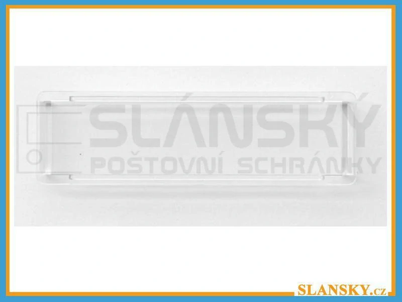 Poštovní schránka D161 / B-01 - NEREZ / šedá - velká jmenovka