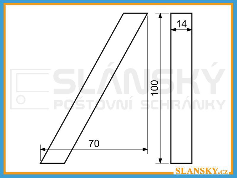 Domovní čísla 3D antracit - /