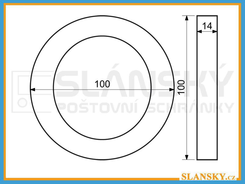 Domovní čísla 3D antracit - č. 0