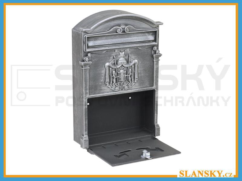 Poštovní schránka BK 301 SP stříbrná