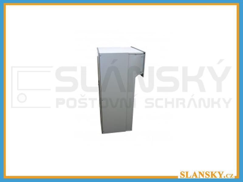 Parcel box (schránka na balíky) - pro zazdění - RAL 7040 / NEREZ 