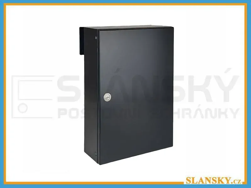 Poštovní schránka C-050 s vhozem do plotu a branky - RAL 7016 antracit
