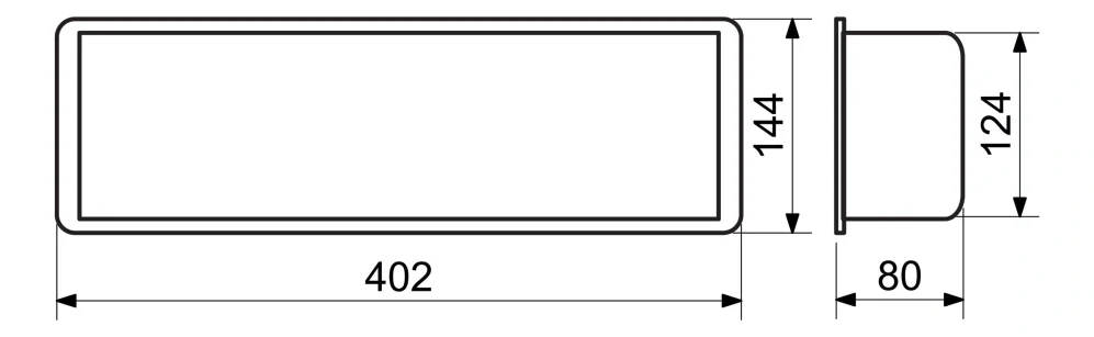 Poštovní schránka BK 01 HM hnědá