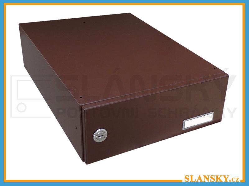 Poštovní schránka B-02 BASIC - RAL 8017 hnědá