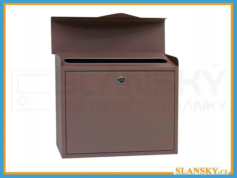 Poštovní schránka BK 57 HM hnědá 