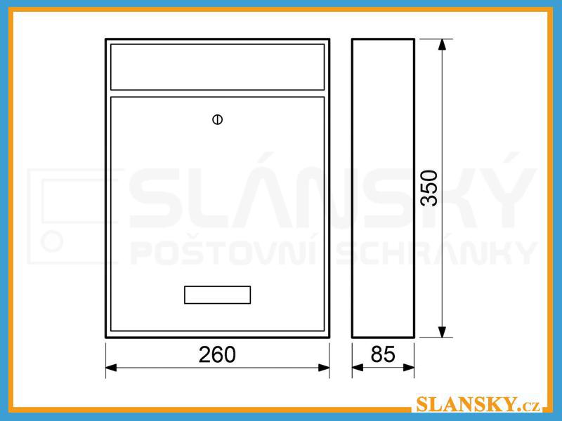 Poštovní schránka č. 135 / BK240.S