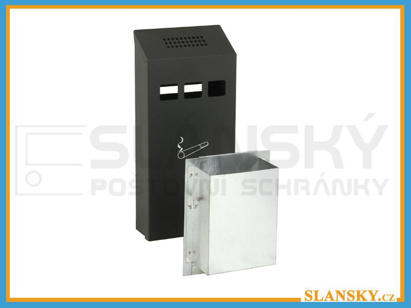 Závěsný ocelový popelník RA.5010