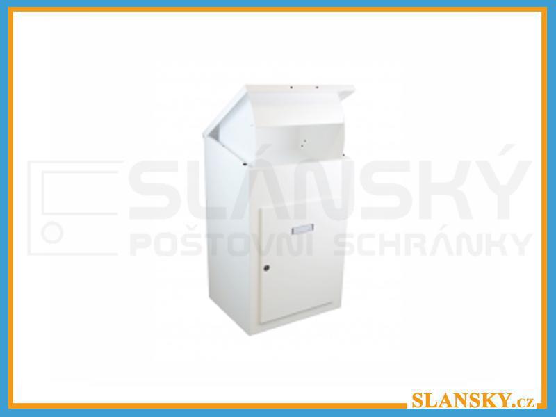 Parcel box (schránka na balíky) - nástěnný - RAL 9016 bílá