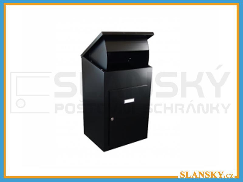 Parcel box (schránka na balíky) - nástěnný - RAL 9005 černá