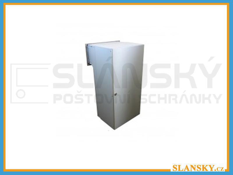 Parcel box (schránka na balíky) - pro zazdění - RAL 7040 / NEREZ 