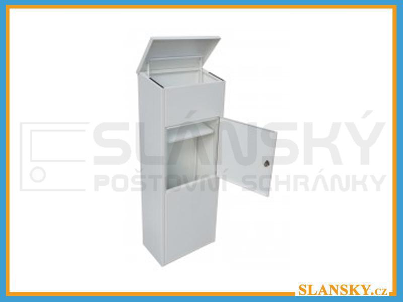 Parcel box (schránka na balíky) výšky 1060 mm - volně stojící - RAL 7016 antracit