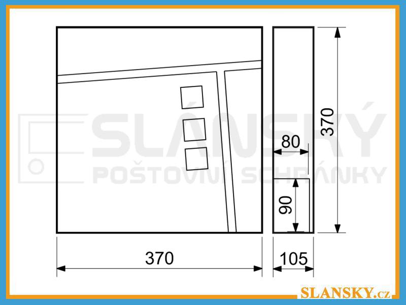 Poštovní schránka BK 932 AG AM antracit