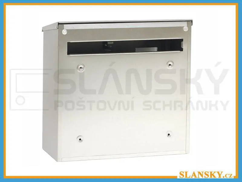 Poštovní schránka BK 703 GZ nerez - zadní vhoz