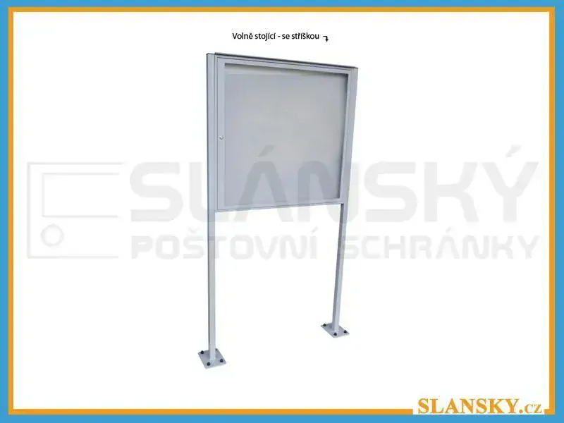 Vitrína interiérová uzamykatelná 1000x950 mm