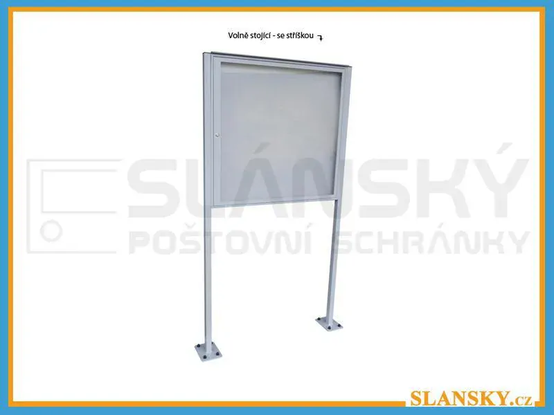 Vitrína interiérová uzamykatelná 1200x900 mm