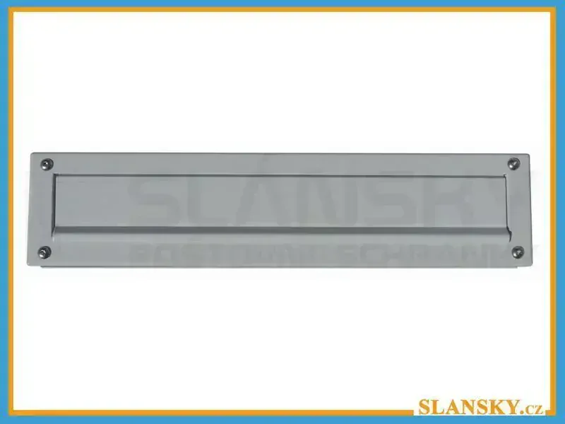 Dveřní vhoz s protikusem - RAL 7035 světle šedá