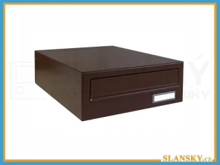 Poštovní schránka B-02 EXTRA - RAL 8017 hnědá 