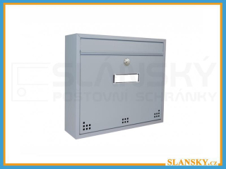 Poštovní schránka H-012 EXTRA - RAL 7040 šedá 
