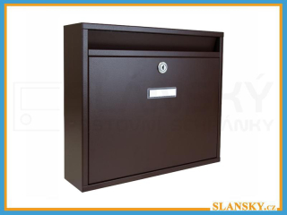 Poštovní schránka H-012 BASIC - RAL 8017 hnědá