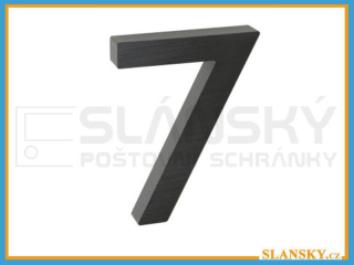 Domovní čísla 3D černá - č.7